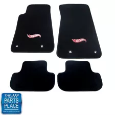 2010-2016 Chevrolet Camaro Black Hot Wheels Floor Mats Set of 4 (For: 2013 Camaro)