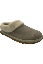 Cougar Water Repellent Suede and Faux Fur Clogs Liliana Mushroom