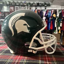 Michigan State Spartans Full Size Riddell VSR Replica Great Metallic Finish