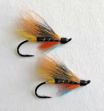 Atlantic Salmon Flies - Thunder & Lightning - Size 6 - Two (2) Fly Pack