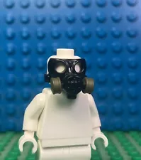 Custom Brick Compatible Printed Gas Mask for Brick Minifigures