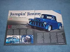 1955 GMC Mild Custom Pickup Truck Article "Jumpin' Jimmy"