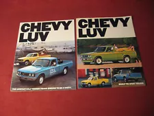 1977 Chevy LUV Pickup Truck Sales Brochure Booklet Catalog Old Original