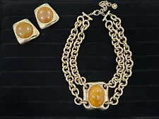 Givenchy Costume Jewelry Necklace And Earrings