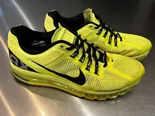 2013 Nike Air Max fluorescent yellow / green. Men’s Size 12.5 Pre owned