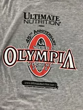 Ultimate Nutrition JOE WEIDER'S Olympia 2010 Body Building Shirt Women's Large