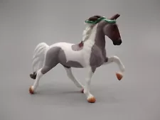 Custom Breyer Stablemate Tennessee Walking Horse Roan Pinto by Sjoblom