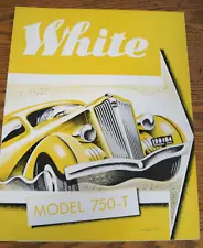 1939 Original White Motor Company Model 750-T Truck Orphan Brochure, Chicago