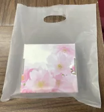 BIG SALE 250 pcs Die Cut Clear Frosted Plastic Bags with handles for Clothing