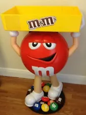 BRAND NEW M&M Red Character Candy Store Display with Storage Tray FREE SHIPPING