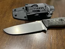 Carothers Performance Knives CPK Utility Field Knife FK2 CPM Delta 3V Micarta