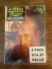 3-PACK ACCLAIM CLASSIC ILLUSTRATED GRAPHIC COMICS: NEW FACTORY SEALED