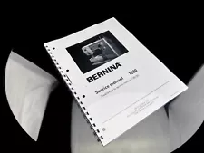 Bernina 1230 Service Manual: 39 Pages, Protective Covers, Coiled, Free Ship