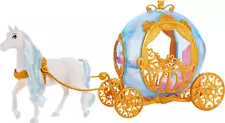 Disney Princess Cinderella’s Rolling Carriage with Gold Details & White Horse