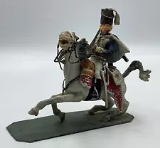 VTG Charles Chas Stadden 1812 British Hussar on Rearing Horse 54mm Lead Figure