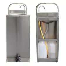 Portable Hand Washing Sink Stainless Steel With Cabinet