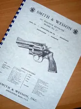 SMITH & WESSON .357 MAGNUM MODEL 27 Revolver Manual