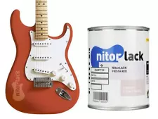 Nitrocellulose Lacquer Fiesta Red - 500ml Can