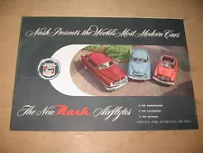 NASH 1951 DEALER SALES BROCHURE (16) PAGES AMBASSADOR STATSMAN RAMBLER