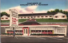 Linen PC Schilling's Motel & Restaurant 1939 Dixie Highway Covington, Kentucky