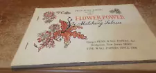 Penn Wall Papers Catalog - 1970 - Flower Power