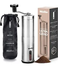 Mueller Manual Coffee Grinder for French Press/Turkish - Strongest and Heaviest