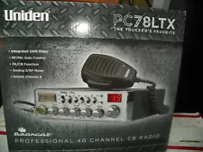 Uniden PC78LTX 40 Channel Trucker CB with SWR Meter, Hi Cut and PA function