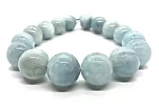 Natural Aquamarine GRADE AAA Giant Beautiful Blue Round Gemstone 25mm 16pcs.