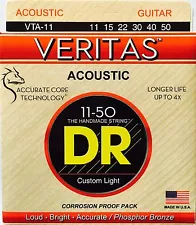 DR Handmade VTA-11 Veritas Phosphor Bronze Acoustic Guitar Strings 11-50