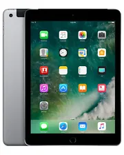 Apple iPad 5th Gen. 32GB, Wi-Fi + Cellular (Unlocked), 9.7in Gray A1823 C Grade