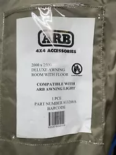 NEW ARB Deluxe Heavy Duty Waterproof Awning Room w/ Floor 6.5ft x 8.2ft -813208A