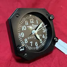 BREITLING Desk Clock Watch Wing Mark Promotional Item VIP Novelty Not for sale