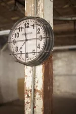 Steampunk Antiqued Wall Clock NYC SUBWAY