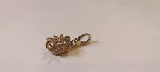 JUICY COUTUREðGold Tone King CROWN Royalty Charm RETIREDðEUC