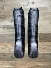 Royal Halloween X-Ray Skeleton Socks ~Worn Once~