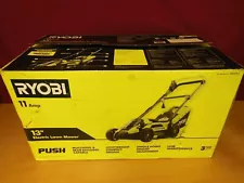 Ryobi 13” 11 Amp Corded Electric Walk Behind Push Mower RYAC130-S **New**