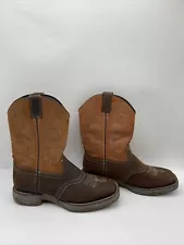 Tony Lama Men's Junction Square Toe Boots Brown Size 12D