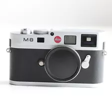 Leica M8 Silver Digital Rangefinder Camera Body, Silver/ Chrome, EXC!