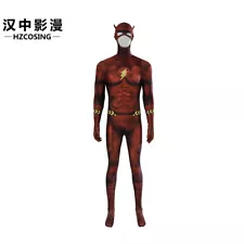 The Flash Handmade Flash Jumpsuit Flash Man Cosplay Custome Halloween Suit