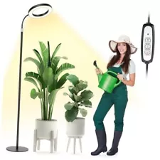 LBW Grow Lights for Indoor Plants Full Spectrum with Stand, Floor Medium+6.3"