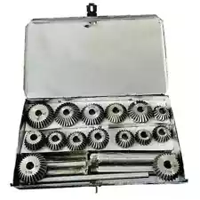 15 Pcs Engine Valve Seat High Carbon Steel Face HCS Cutter Set USA