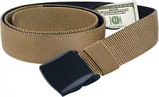 Nylon Money Belts for Men 1.5inch Military Tactical Belt Adjustable Slide Plasti