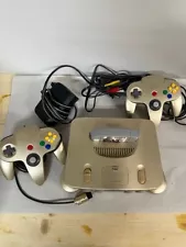 Nintendo 64 (N64) Toys R Us Limited Edition Gold NUS-001 Console - NICE