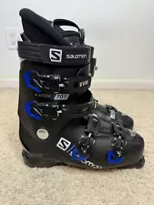 Salomon X Access 70 Wide Fit Ski Boots Men's Size 28/28.5 Black Race Blue