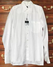 Ike Behar New York White Men's Long Sleeve Shirt