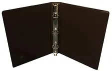 3 Ring Binder for 5.5x8.5 Stamp Dealer Sales Pages For Large Size Sheets Brown