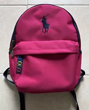 NWT POLO RALPH LAUREN KIDS BACKPACK BOOKBAG SPORT PINK