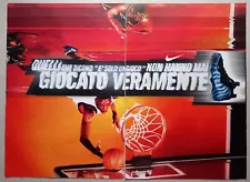 1997 Nike Air Foamposite One Blue Basketball Shoes Magazine Print Ad MAX Italian