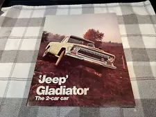 1970 Jeep Gladiator Pickup Truck Sales Brochure Booklet Catalog Old Original