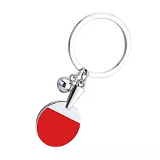 Ping Pong Paddle Keychain Sports Keychain Bag Ornament Pendant Chic Bag for sale